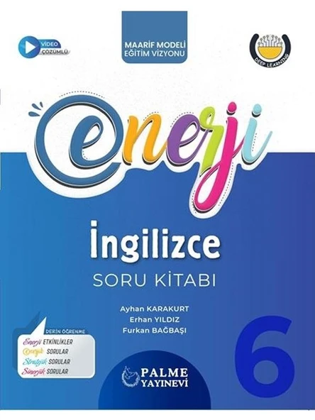 PALME 6.SINIF ENERJİ İNGİLİZCE SORU KİTABI *YENİ* ürün görseli 1