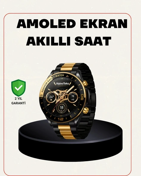 Mey İthalat® Amoled Akıllı Saat Manyetik Şarj GPS Destekli Spor ve Günlük Kullanım ürün görseli 1