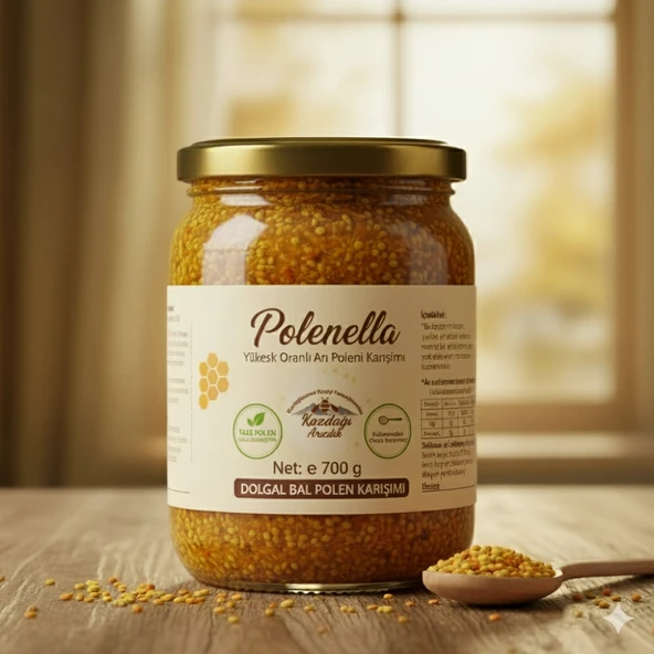 Polenella 700g (%100 Doğal Siyah Balı • Polen Karışımı) ürün görseli 1