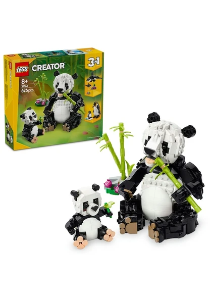 Lego Creator 3in1 - Panda Ailesi 31165 Lisanslı Ürün - Resim 8