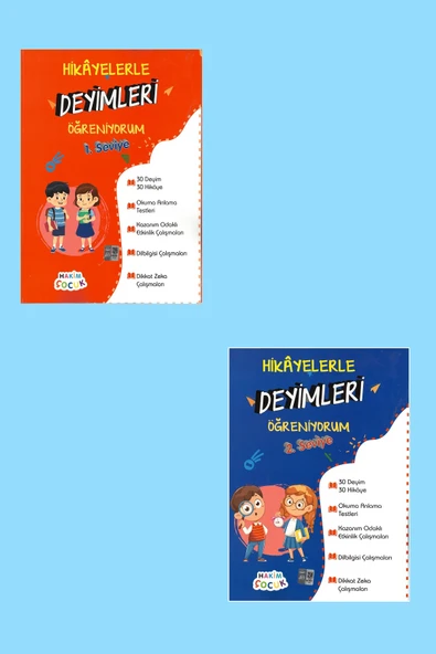 Hakim Çocuk 1.ve 2.Seviye Hikayelerle Deyimleri Öğreniyorum ürün görseli 1
