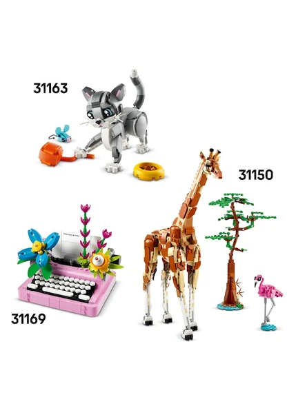 Lego Creator 3in1 - Panda Ailesi 31165 Lisanslı Ürün - Resim 7