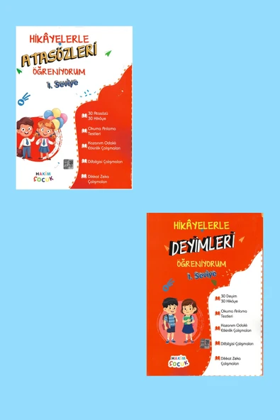 Hakim Çocuk 1.Seviye Hikayelerle Atasözleri + Deyimler Öğreniyorum ürün görseli 1