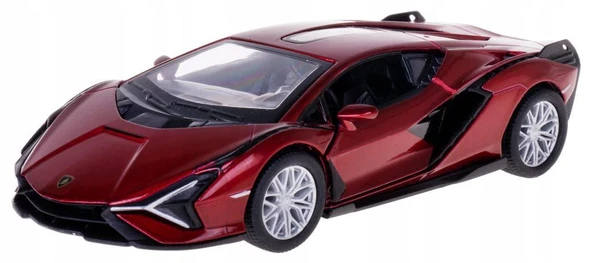 Kinsmart Die Cast Lamborghini Sian FKP 37(Kırmızı) 1/40 Model Araba ürün görseli 1