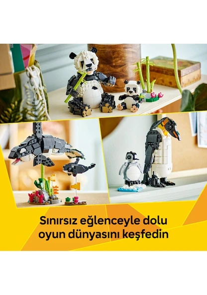 Lego Creator 3in1 - Panda Ailesi 31165 Lisanslı Ürün - Resim 3