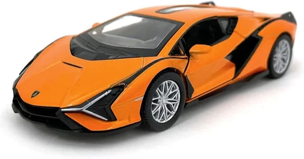 Kinsmart Die Cast Lamborghini Sian FKP 37(Turuncu) 1/40 Model Araba ürün görseli 1