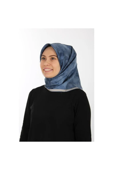 Mavi Laci Ipek Krep Saten Eşarp 7208701-324 ürün görseli 1