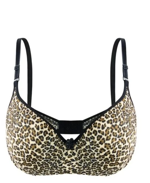 Liza 540 Leopar Desenli Toparlayıcı Bayan Sütyen 85 beden ürün görseli 1