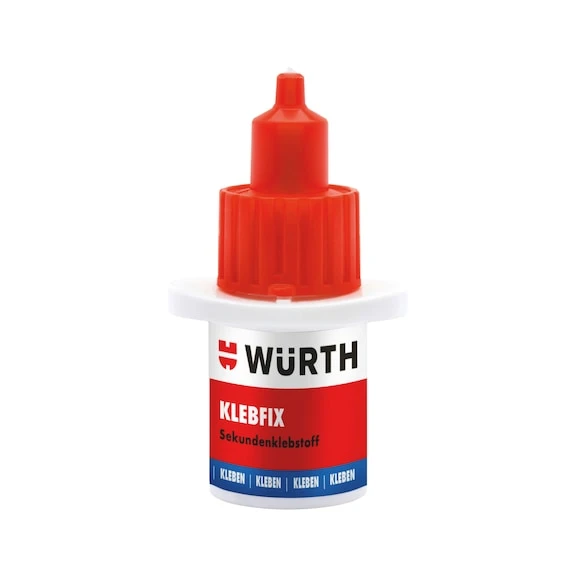 Würth KLEBFIX Süper Yapıştırıcı 5GR | Metal, Plastik ve Lastik İçin Hızlı Yapıştırma ürün görseli 1