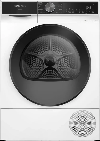 SİEMENS WQ43J2C0TR iQ500 Isı Pompalı Kurutma Makinesi 9 kg ürün görseli 1