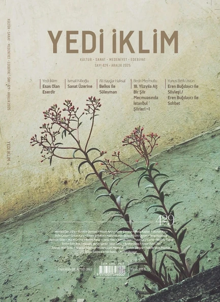 Yedi İklim Dergi 429.Sayı Aralık 2025 ürün görseli 1
