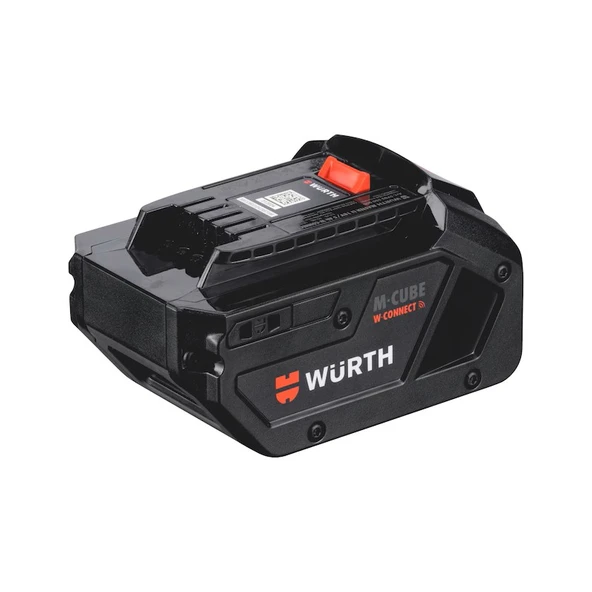 WÜRTH Battery Pack Li-Ion M-CUBE 18V/5,0Ah (W-Connect) - Güçlü ve Dayanıklı Şarjlı Batarya ürün görseli 1
