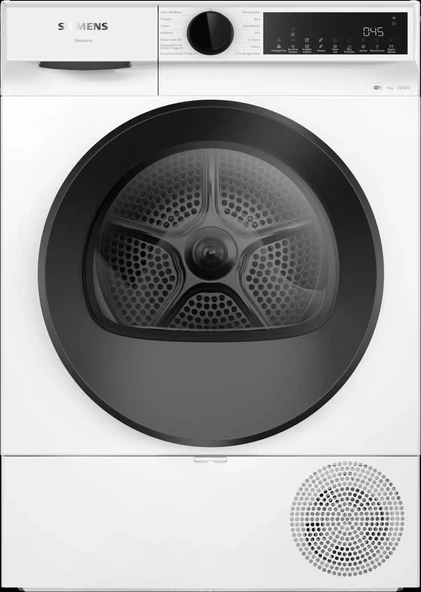 SİEMENS WQ42J200TR iQ500 Isı Pompalı Kurutma Makinesi 9 kg ürün görseli 1