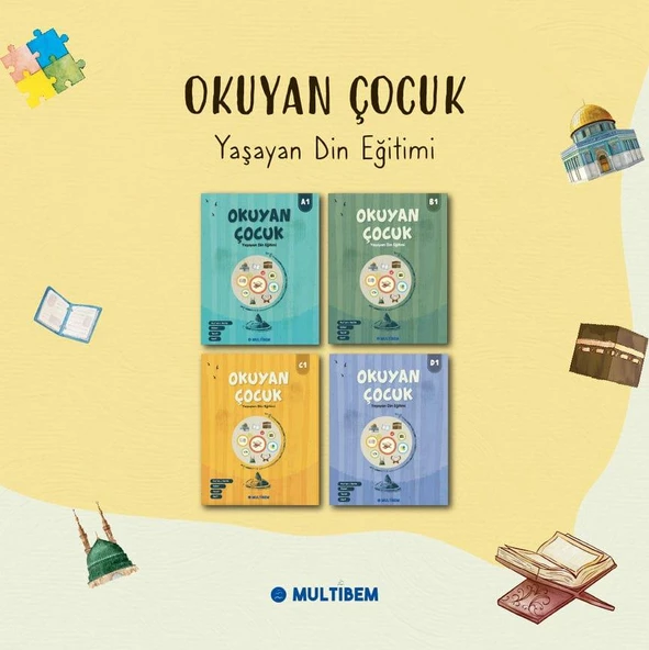 OKUYAN ÇOCUK SERİSİ - KUR'AN-I KERİM EĞİTİM SETİ ürün görseli 1
