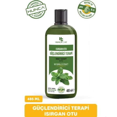 Hunca Care Isırgan Otlu Bitkisel Şampuan Saçların Parlak Görünmesine Yardımcı 485 Ml ürün görseli 1