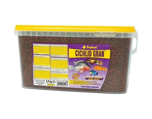 Tropical Cichlid Gran 1 KG Kovadan Bölme Balık Yemi ürün görseli 1