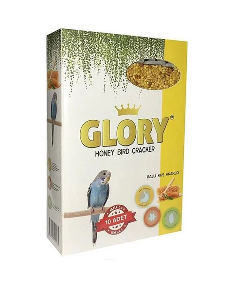Glory Ballı Muhabbet Kuşu Krakeri 10'lu ürün görseli 1