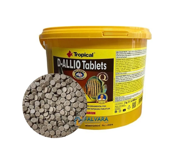 Tropical D-Allio Tablet Yem 500 Adet ürün görseli 1