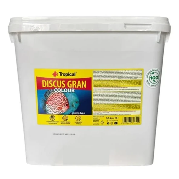 Tropical Discus Gran Colour 1000 Gram Renklendirici Granül Yem ürün görseli 1