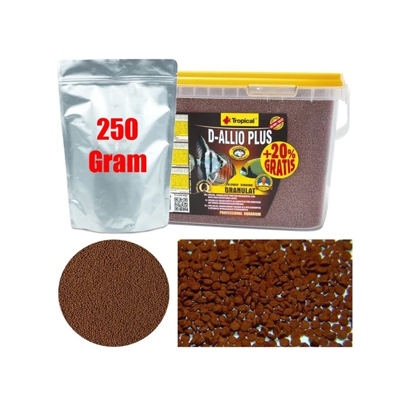 Tropical D-Allio Plus Gran 250 Gram Kovadan Bölme Sarımsaklı Yem ürün görseli 1