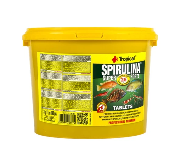 Tropical Süper Spirulina Forte Tablet Yem 1000'li ürün görseli 1
