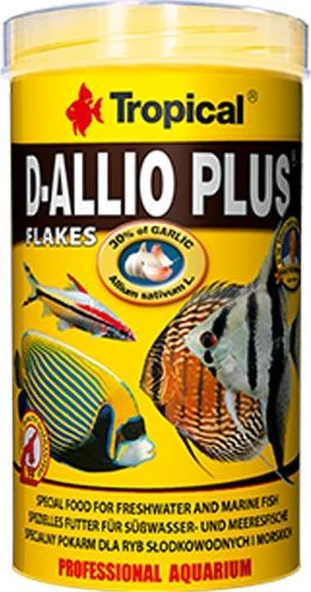 Tropical D-Allio Plus Flakes 250gr Kovadan Bölme ürün görseli 1