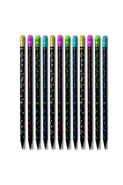 Faber-castell Party Silgili Kurşun Kalem 12 Adet ürün görseli 1