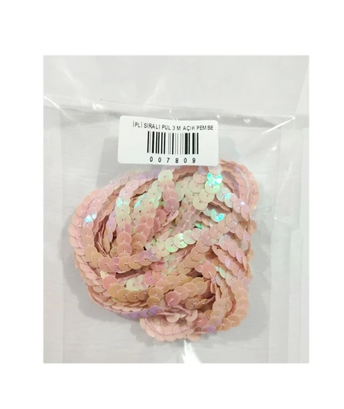 İpli Sıralı Pul 3 M Açık Pembe - 3 paket ürün görseli 1