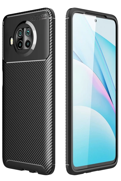 Xiaomi Mi 10T Lite Karbon Desenli Silikon Kılıf RCV/A.F.Karbon ürün görseli 1