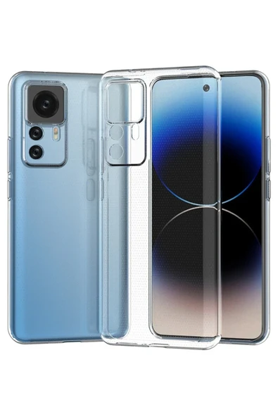 Xiaomi Mi 12T Pro Şeffaf Silikon Kılıf RCV/Azun Şeffaf ürün görseli 1