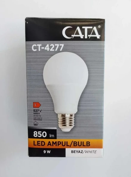 Cata Led Ampul 9W E27 Beyaz CT-4277B - Resim 4