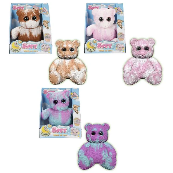 S01012331 FİGÜR SOFT BEAR DELUX KARAN PARLAYAN-SUN ürün görseli 1