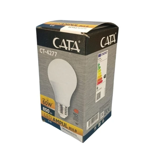 Cata Led Ampul 9W E27 Beyaz CT-4277B - Resim 2