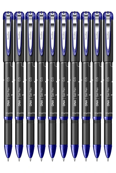 Mavi Pilot Kalem DNA Gel Pen 10 Adet Scrikss Pilot Kalem 0.7 mm Roller Uçlu Pilot Kalem İnce Uçlu Likit Mürekkepli Pilot ürün görseli 1