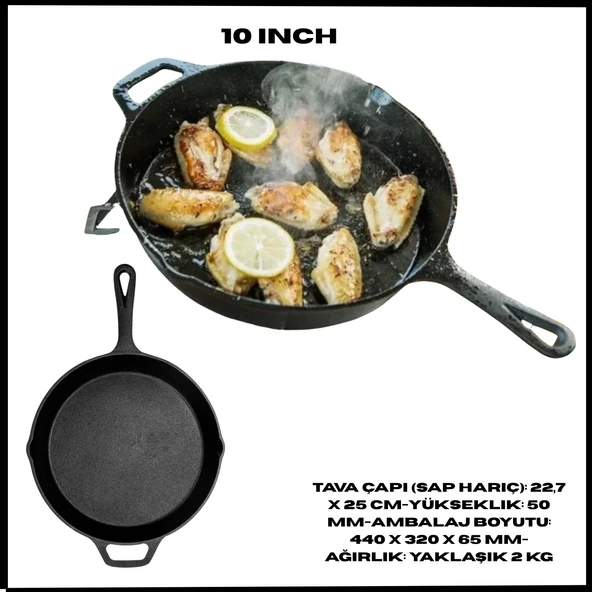 Uyguna-Yakala Ultra Light - 10 Inch Demir Döküm Tava -PMLZ.387 ürün görseli 1