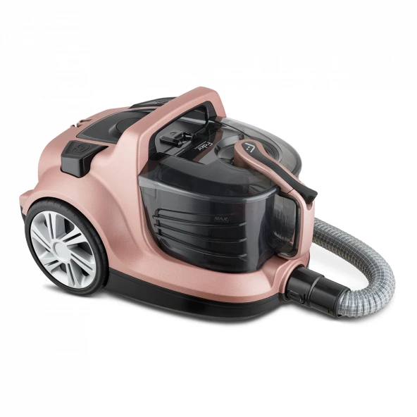 Fakir Veyron Pro Mat Rose 850 W Toz Torbasız Süpürge ürün görseli 1