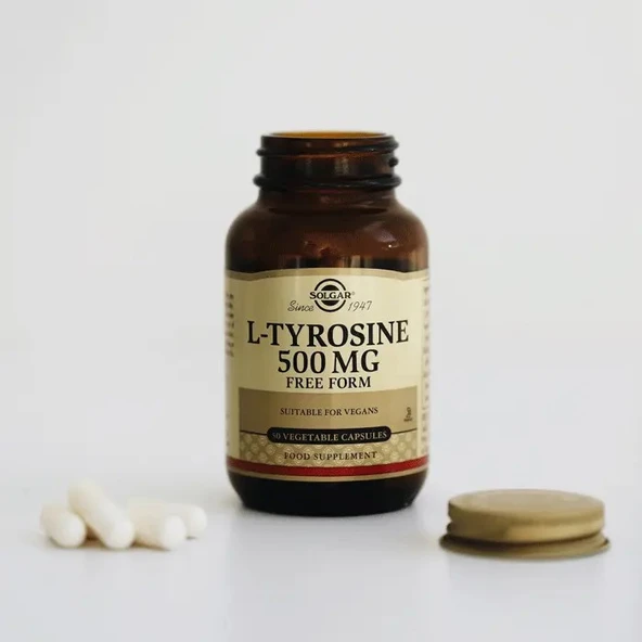 Solgar L-tyrosine 500 Mg 50 Kapsül - Resim 3