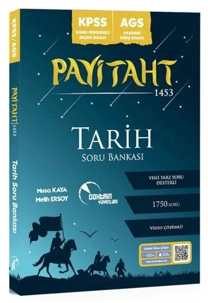 Doktrin KPSS MEB-AGS Tarih PAYİTAHT 1453 Soru Bankası Çözümlü ürün görseli 1