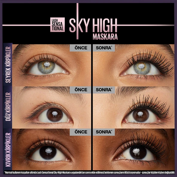 Lash Sensational Sky High Plum Twilight Maskara - Resim 3