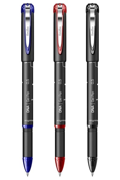 Siyah Kırmızı Mavi Pilot Kalem DNA Gel Pen 3 Renk Scrikss Pilot Kalem 0.7 mm Roller Uçlu İnce Uçlu Likit Mürekkepli ürün görseli 1