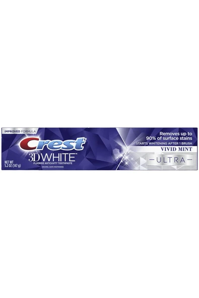 Crest 3D White Ultra Vivid Mint Diş Macunu 147GR ürün görseli 1