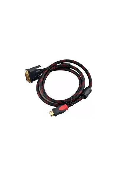 Alfais 4600 HDMI To DVI 24+1 Çevirici Dönüştürücü Monitör Kablosu 1.5 mt ürün görseli 1