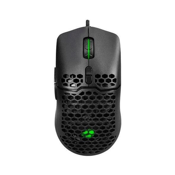 M700 Air Force RGB 10000 DPI Hafif Siyah Gaming Mouse ürün görseli 1