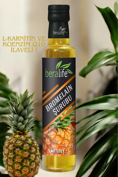 Bromelain Ananas İçeren Detox Şurubu (Koenzim Q10 ve L-Karnitin İlaveli) ürün görseli 1