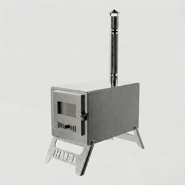 Habl-Galvaniz Kamp Sobası Hafif ve Dayanıklı Çadır Sobası ürün görseli 1