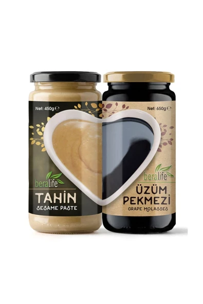 Tahin Pekmez - 450gr Tahin - 650gr Üzüm Pekmezi ürün görseli 1