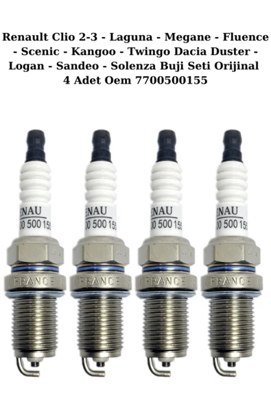 MAİS Renault Espace Buji Seti 2.0 Motor Mais 7700500155 ürün görseli 1
