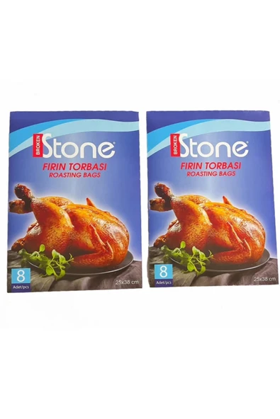 Stone fırın torbası 2 paket 8 adet ürün görseli 1