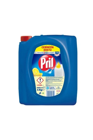 PRİL - SIVI BULAŞIK DETERJANI KLASİK LİMON 4LT ürün görseli 1
