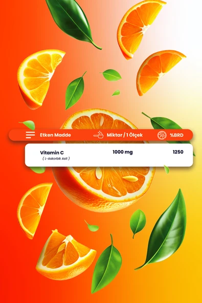 Pure C Vitamini (ASCORBİC ACİD) 500 gr - Resim 2